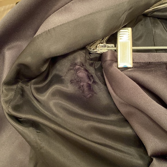 Zola evening skirt and suit jacket - black with a satin finish - fits like a sm - Picture 5 of 5